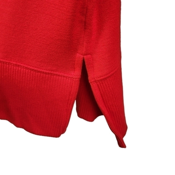 NEW GAP Softspun Cowl-Neck Sweater Relaxed Fit Cozy Pure Red NWT - Picture 5 of 9